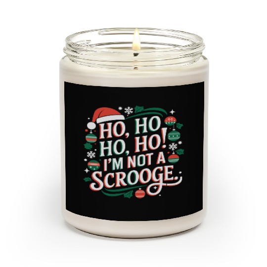 Festive Christmas Cheer: Not a Scrooge Scented Candles