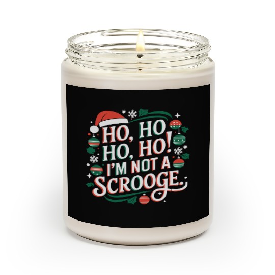 Festive Christmas Cheer: Not a Scrooge Scented Candles
