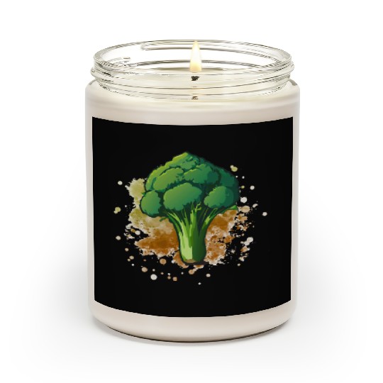 Vegetarian Vegan Broccoli Scented Candles