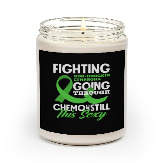 Non-Hodgkin Lymphoma Awareness Chemo Sexy Scented Candles
