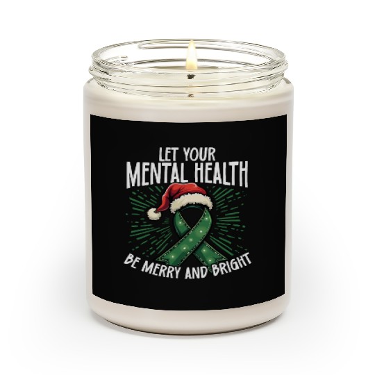 Let Your Mental Health Be Merry and Bright Holiday Scented Candles
