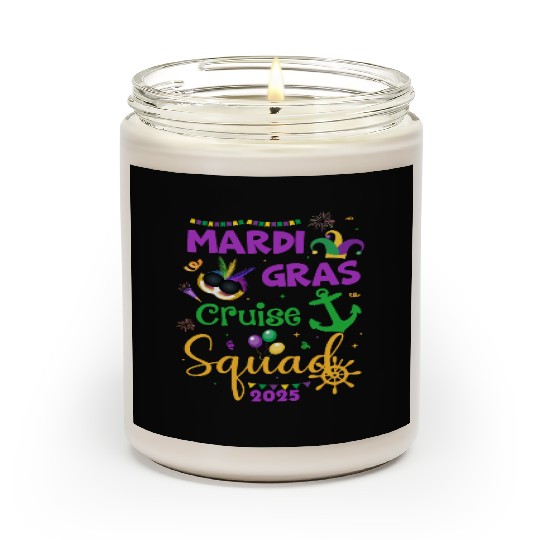 Mardi Gras Cruise Squad 2025 Scented Candles