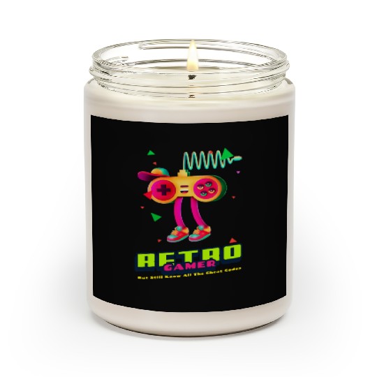 Retro Gamer But still know all the cheat codes Scented Candles