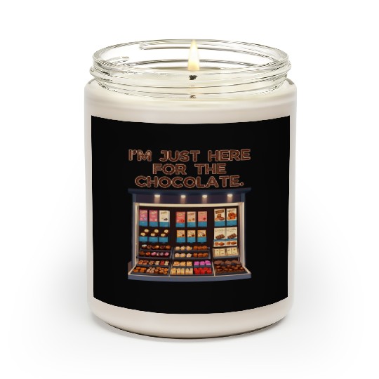 I'm Just Here For the Chocolate Valentines Scented Candles