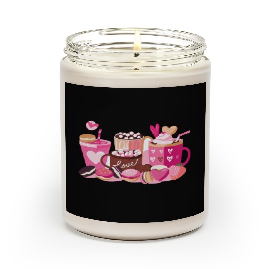 Coffee Valentine, Valentines Retro, Valentines Day Scented Candles
