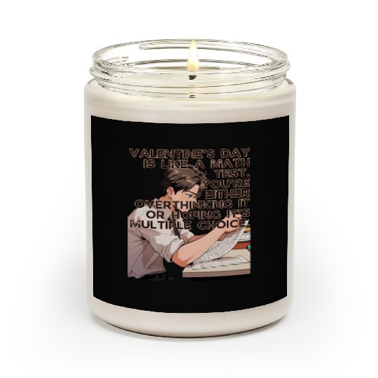 Valentines Math Test Overthinking Multiple Choice Scented Candles