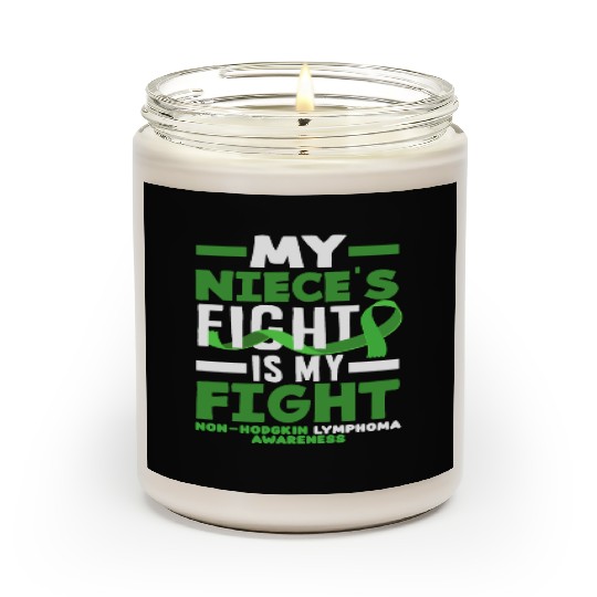 Non-Hodgkin Lymphoma Awareness My Niece Fight Scented Candles