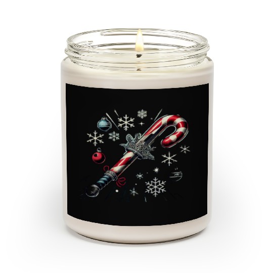 Candy Cane Swordfight: Christmas Battle & Cheer Scented Candles