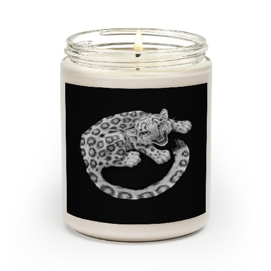 Snow Leopard Cub Scented Candles