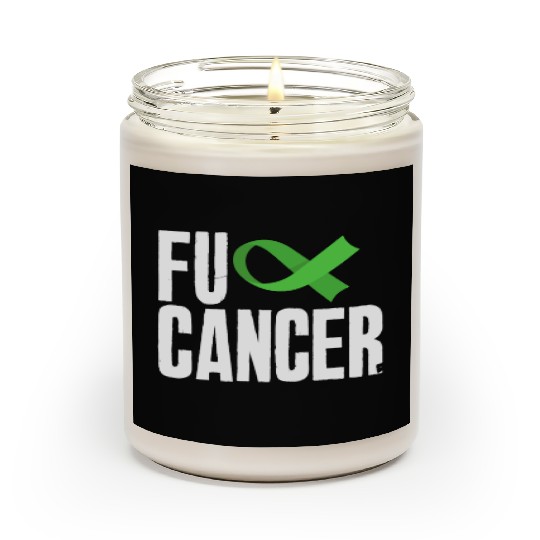 Non-Hodgkin Lymphoma Awareness Fuck Cancer Scented Candles