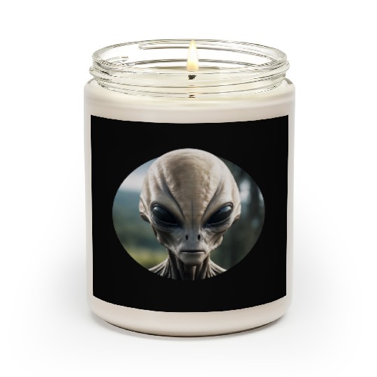 Grey Alien Scented Candles