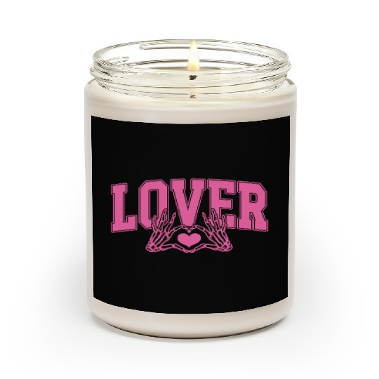 Skeleton Hand Heart Lover Valentine's Day Design Scented Candles