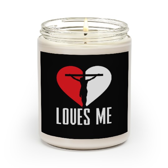 Jesus Loves Me Christian Christmas Scented Candles