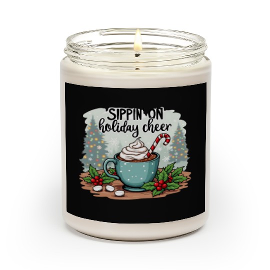 Sippin' On Holiday Cheer Hot Cocoa Scented Candles