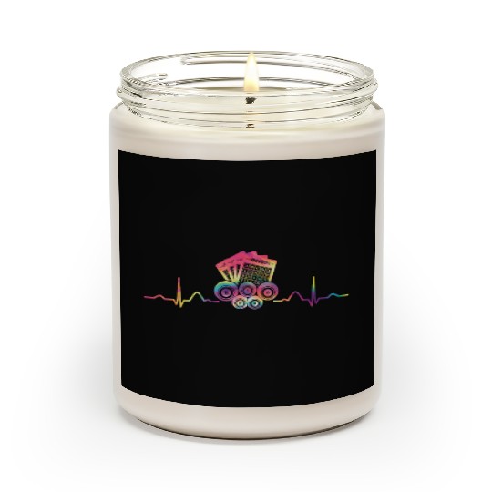 Bingo Cards Heartbeat EKG Bingo Scented Candles