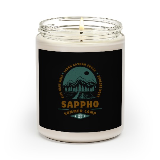 Sappho Summer Camp Scented Candles – Lesbian,wlw design