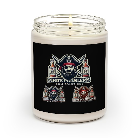 Pirate Problems Rum Solutions Scented Candles