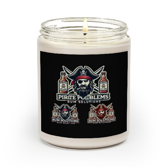 Pirate Problems Rum Solutions Scented Candles