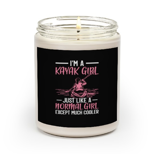 Kayaking Paddling Lover Kayak Kayak Girl Much Scented Candles