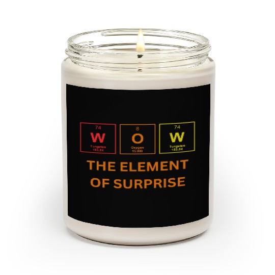 THE ELEMENT OF SURPRISE Scented Candles