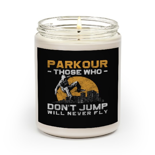 Freerunning Extreme Sport Underground Stunt Scented Candles