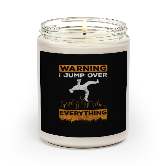 Freerunning Jumping Courageous Fast Scented Candles