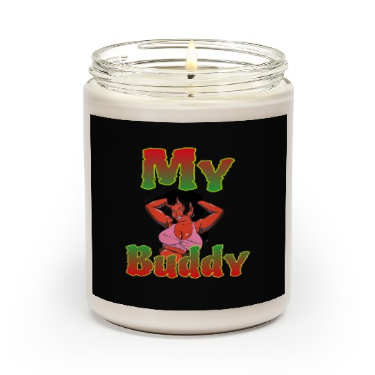 My Devil Buddy Illustration Scented Candles