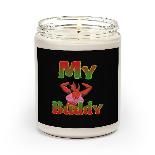 My Devil Buddy Illustration Scented Candles