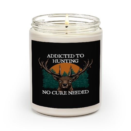 Funny Hunting No Cure Nerd Hunter Weird Scented Candles