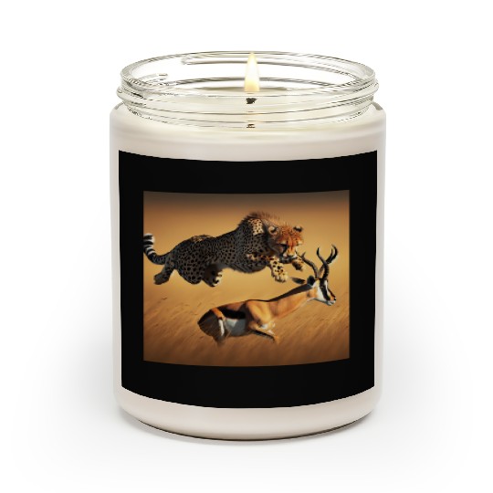 Cheetah on the Hunt Scented Candles