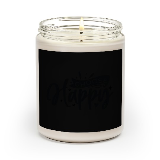 Choose happy Scented Candles