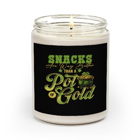 Snacks Are Better Than A Pot Of Gold St Patricks Scented Candles