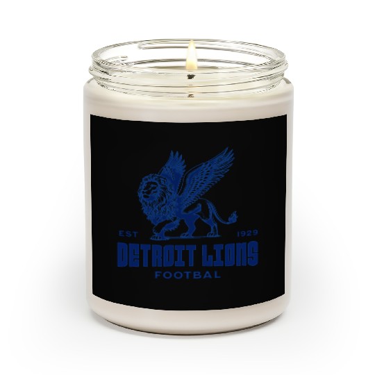 Detroit football Scented Candles
