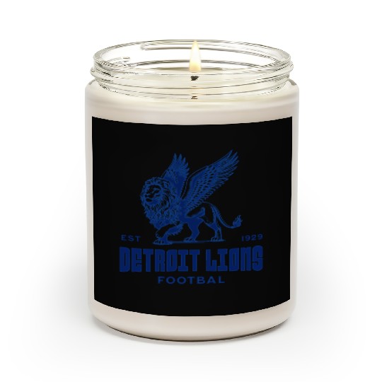 Detroit football Scented Candles