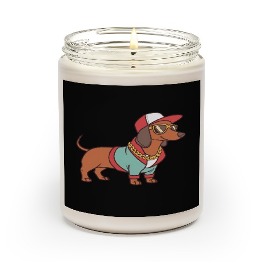Hip Hop Dachshund Music Dachshund Song Singing Scented Candles