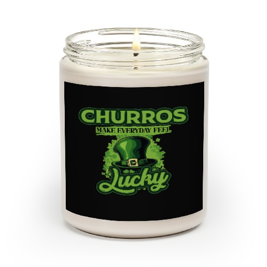 Churros Make Everyday Feel Lucky St Patricks Day Scented Candles