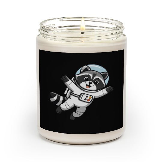 Astro Racoon for Kids Astronaut Scented Candles