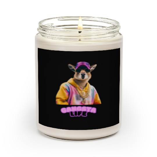 Gangsta life kangaroo Scented Candles