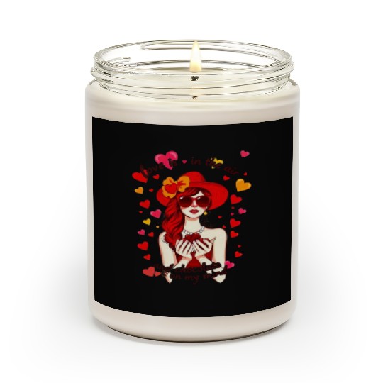 "Love is in the air, and chocolate is on my mind." Scented Candles