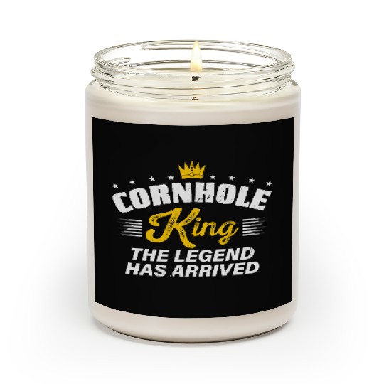 Cornhole King THE LEGEND HAS ARRIVED Cornhole Gift Scented Candles