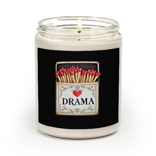 anti valentine no time for drama Scented Candles