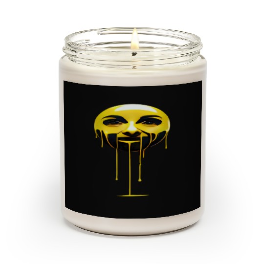 Melting Gold Face Scented Candles