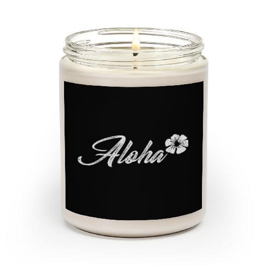 Aloha Life – Tropical Flower Accent Scented Candles