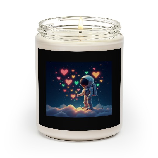Astronauts are full of love Scented Candles