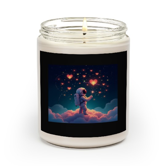 Astronauts are full of love Scented Candles