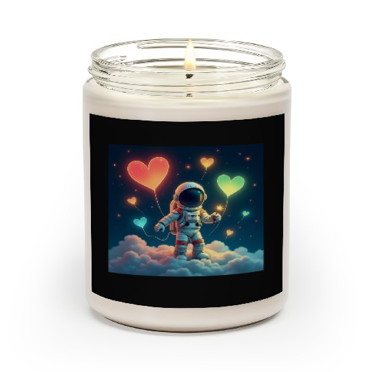 Astronauts are full of love Scented Candles