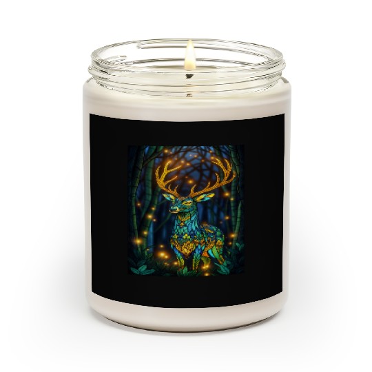 Luminous Deer in Twilight Grove Scented Candles