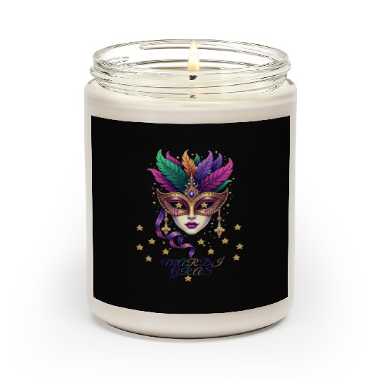 Madri Gras , mardi gras new orleans Scented Candles