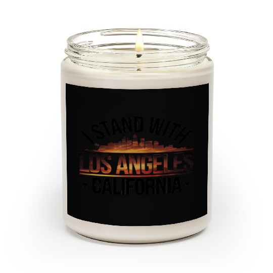 I stand With Los Angeles California Wildfire 2025 Scented Candles
