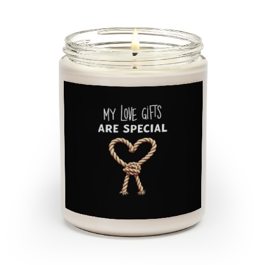 Funny BDSM Valentine My Love Gifts Are Special Scented Candles